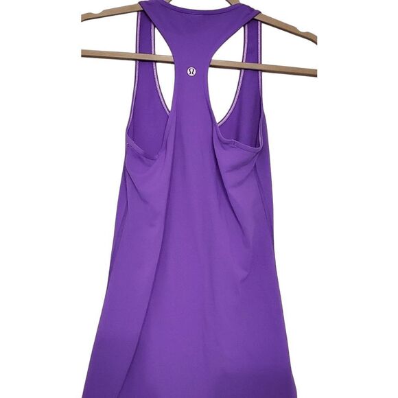 LULULEMON ATHLETICA Cool Racerback Tank Power Purple Size 6 - Picture 3 of 3